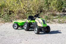 Seturi cățărătoare - Set căţărător Tour Aventure Smoby cu tobogan cu lungime de 160 cm şi tractor cu pedale RX Bull cu remorcă_11