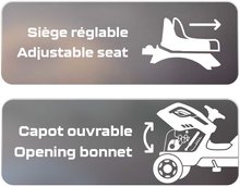 Detské šliapacie vozidlá - Traktor na šľapanie a príves Farmer XL Black Tractor+Trailer Smoby čierny s polohovateľným sedadlom a so zvukom 142 cm_1