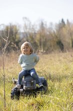 Pojazdy na pedały dla dzieci - Traktor Stronger XXL Tractor+Trailer Smoby do pedałowania z regulowanym siedzeniem i dźwiękiem na kierownicy 161 cm_7