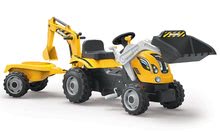 Seturi ateliere de lucru - Set bancă de lucru Black&Decker Smoby cu maşină de găurit şi tractor Power Builder Max cu remorcă şi cu graifer_11