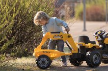 Trettfahrzeuge - Trettraktor mit Lader und Bagger Builder Max Tractor+Trailer Smoby mit verstellbarem Sitz und Ton 182 cm_2