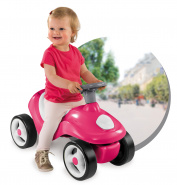 Guralice za djecu od 6 mjeseci - Guralica Bubble Go 2u1 Smoby ružičasto-zelena sa suncobranom i elektroničkim volanom od 6 mjeseci_18