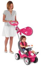 Babytaxiuri de la 6 luni - Babytaxiu Bubble Go Smoby cu parasolar şi cu volan electronic roz-verde de la 6 luni_19