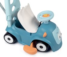 Rutschfahrzeuge ab 6 Monaten  - Rutschfahrzeug Maestro Ride-On Blue 3in1 Smoby mit  3 Tonen Führungsstange mit Laufgitter - magische Augen ab 6 Monaten_0