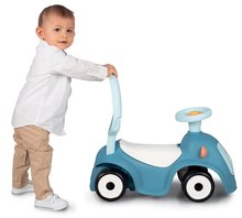 Lauflernhilfen - Set Lauflernwagen und Kinderwagen mit Bremse Croc Baby Walker Minikiss 3in1 Smoby und Rutscher blau mit Rückenlehne_19