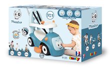 Lauflernhilfen - Set Lauflernwagen und Kinderwagen mit Bremse Croc Baby Walker Minikiss 3in1 Smoby und Rutscher blau mit Rückenlehne_35