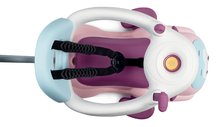 Bébitaxik 6 hónapos kortól - Szett bővíthető bébtaxi hanggal Maestro Ride-On Pink 3in1 Smoby pihe-puha textil huzattal_2