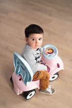 Odrážadlá od 6 mesiacov - Set odrážadlo rozšíriteľné so zvukmi Maestro Ride-On Pink 3in1 Smoby s mäkkým textilným poťahom a hojdačkou_15