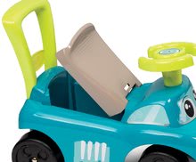 Cavalcabili dai 10 mesi - Auto Blue ride-on 2in1 cavalcabile e primi passi Smoby con vano portaoggetti e schienale colore blu dai 10 mesi_3