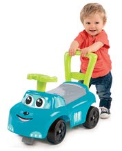 Cavalcabili dai 10 mesi - Auto Blue ride-on 2in1 cavalcabile e primi passi Smoby con vano portaoggetti e schienale colore blu dai 10 mesi_2