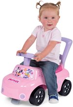 Babytaxiuri de la 10 luni - Babytaxiu și premergător Minnie Auto Ride-On Disney Smoby cu spătar și spațiu de depozitare de la 10 luni_3