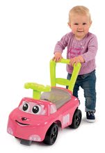 Babytaxiuri de la 6 luni - Babytaxiu şi leagăn Auto Rocking Pink Smoby electronic cu cadru protector şi mâner de împins roz_4