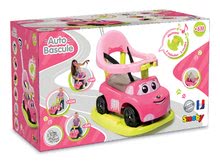 Babytaxiuri de la 6 luni - Babytaxiu şi leagăn Auto Rocking Pink Smoby electronic cu cadru protector şi mâner de împins roz_5
