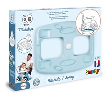 Odrážedla od 6 měsíců - Set odrážedlo rozšiřitelné se zvuky Maestro Ride-On Blue 3in1 Smoby s měkkým textilním potahem a houpačkou_22