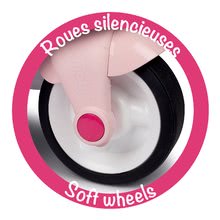 Odrážadlá od 18 mesiacov - Odrážadlo motorka s košíkom Corolle Scooter Smoby s gumenými kolesami úložným priestorom a mechanickým kľúčom od 18 mes_5