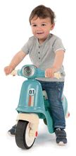 Jeździki od 18 miesięcy - Jeździk motorek z reflektorem Scooter Blue Smoby z gumowymi oponami niebiesko-szary od 18 m-ca_1