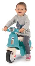 Jeździki od 18 miesięcy - Jeździk motorek z reflektorem Scooter Blue Smoby z gumowymi oponami niebiesko-szary od 18 m-ca_4
