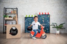 Rutschfahrzeuge ab 18 Monaten - Laufrad Essenslieferung Scooter Ride-On Food Express Smoby mit abschließbarem Koffer und leisen Gummirädern ab 18 Monaten_2