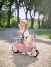 Odrážedla od 18 měsíců - Odrážedlo motorka s reflektorem Scooter Pink Smoby s gumovými koly růžové od 18 měsíců_0