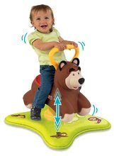 Za dojenčke - Komplet poganjalec Medved 2v1 Smoby skakajoči in vrteči se in globoki voziček za dojenča Frozen od 12 mes_0