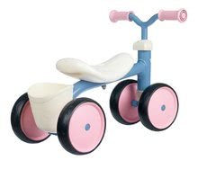 Otroški sprehajalčki - Komplet sprehajalček in voziček z zavoro Croc Baby Walker Minikiss 3in1 Smoby in poganjalec Rookie rožnati_22