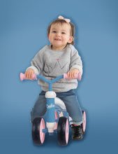 Otroški sprehajalčki - Komplet sprehajalček in voziček z zavoro Croc Baby Walker Minikiss 3in1 Smoby in poganjalec Rookie rožnati_25