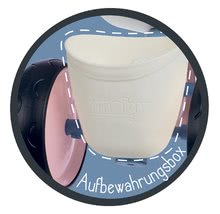 Pískoviště sety - Set pískoviště mušle dvoudílné Watershell Pink BIG růžové a odrážedlo s gumovými koly od 12 měsíců_12