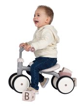 Poganjalci od 12. meseca - Poganjalec Rookie Ride-on Pink Smoby s kovinskim ogrodjem in vrtljivim krmilom od 12 mes_2