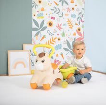 Jeździki od 12 miesięcy - Jeździk z przyczepką Baby Pony Smoby ergonomiczne wyprofilowane siedzenie i uchwyt od 12 m-ca_8