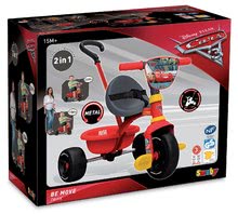 Tricikli za djecu od 15 mjeseci - SMOBY 444156 Be Fun Cars tricikl s upravljačkom drškom od 15 mjeseci, 71*50*54,7 cm crveno-crni od 15 mjeseci_3