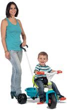 Trikes from 15 months - Be Move Smoby Tricycle with a push pole, green-turquoise, 15 months and over_0