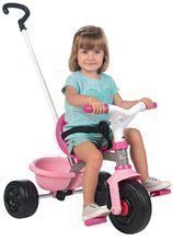 Trikes from 15 months - Be Move Smoby Tricycle with a push-pole, pink-grey, 15 months and over_0