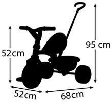 Tricikli od 15. meseca - Tricikel Be Fun Pink Smoby rožnato-zelen od 15 mes_6