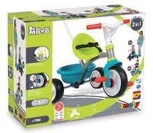 Tricikli za djecu od 15 mjeseci - Tricikl Be Move Blue Smoby plavi s EVA gumenim kotačima i slobodnim kotačem od 15 mjeseci_3