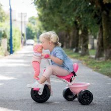 Triciclete de la 15 luni - Tricicletă cu coș Corolle Be Fun Smoby cu mâner parental și conducere unidirecțională de la 15 luni_2