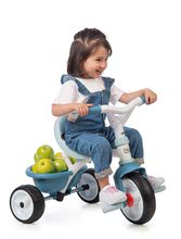 Triciclete de la 15 luni - Tricicletă cu rulare undirecțională Be Move Tricycle Blue Smoby cu mâner parental și roți EVA albastră, de la 15 luni_8