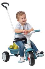 Kinderdreiräder ab 15 Monaten - Dreirad mit Leerlauf Be Move Tricycle Blue Smoby mit Führungsstab und EVA-Rädern blau ab 15 Monaten_13