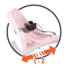 Triciklik 15 hónapos kortól - Tricikli szabadonfutó Be Move Tricycle Pink Smoby tolókarral és EVA kerekekkel rózsaszín 15 hó-tól_0