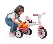Tříkolky od 15 měsíců - Tříkolka s volnoběhem Be Move Tricycle Pink Smoby s vodicí tyčí a EVA koly růžová od 15 měsíců_11