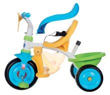 Triciclete de la 10 luni - Tricicletă Purceluşa Peppa Pig Be Move Confort Smoby cu mâner de împins şi cu cadru protector de la vârsta de 10 luni_0