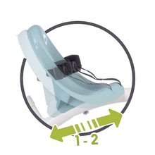 Triciclete de la 10 luni - Tricicletă cu spătar Be Move Comfort Tricycle Blue Smoby cu roți EVA și mâner parental cu geantă albastră de la 10 luni_2