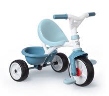 Tricikli za djecu od 10 mjeseci - Trojkolka s opierkou Be Move Comfort Tricycle Blue Smoby s EVA kolesami a vodiaca tyč s taškou modrá od 10 m SM740414_8