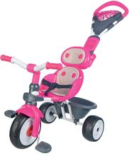 Triciklik 10 hónapos kortól - Tricikli Baby Driver Smoby napellenzővel rózsaszín-szürke 10 hó-tól_0