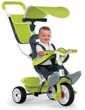 Tricicli dai 10 mesi - Triciclo Baby Balade Blue Smoby con ruote in EVA verde dai 10 mesi_2