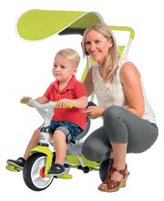 Tricikli za djecu od 10 mjeseci - Tricikl Baby Balade Blue Smoby zeleni s EVA kotačima od 10 mjeseci_1