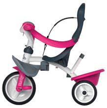 Triciklik 10 hónapos kortól - Tricikli Baby Balade Blue Smoby EVA kerekekkel rózsaszín-szürke 10 hó-tól_0