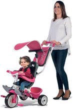 Tricikli za djecu od 10 mjeseci - Tricikl Baby Balade Blue Smoby ružičasto-sivi s EVA kotačima od 10 mjeseci_2