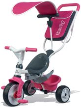 Tricikli za djecu od 10 mjeseci - Tricikl Baby Balade Blue Smoby ružičasto-sivi s EVA kotačima od 10 mjeseci_1