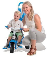 Tricicli dai 10 mesi - Triciclo con poggiatesta Baby Balade Blue Smoby con ruote in EVA blu dai 10 mesi_2