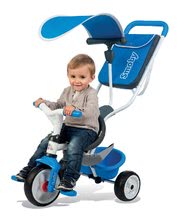 Kinderdreiräder ab 10 Monaten - Dreirad mit Rückenlehne Baby Balade Blue Smoby mit EVA-Rädern blau ab 10 Monaten_8